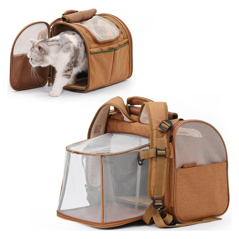 Foldable Backpack Small - Cat Carrier Portable Cat Backpack Expandable