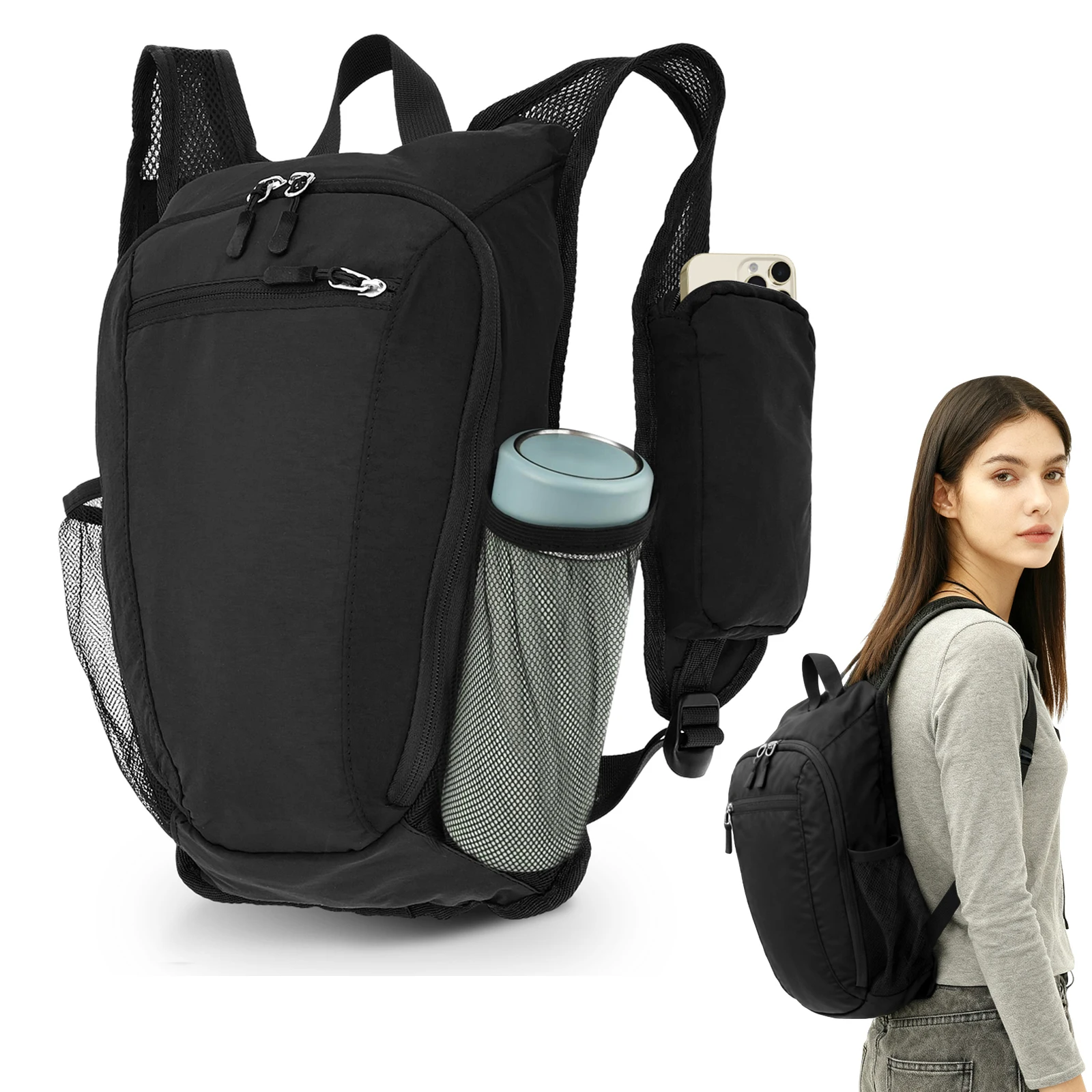 10L Small Hiking Backpack Trav - Foldable Backpack Small ulasan dan harga