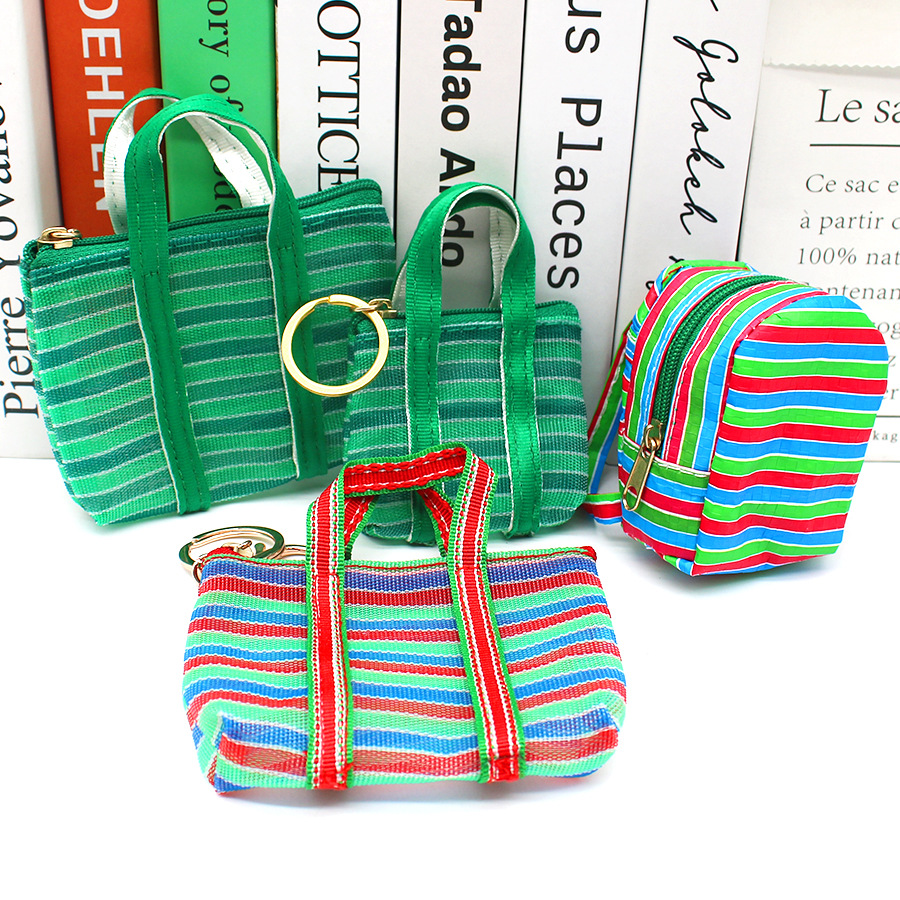 1Pc Key chain Fishing Net Bag  - Mini Backpack Purse ulasan dan harga