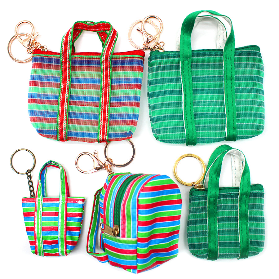 1Pc Key chain Fishing Net Bag  - Mini Backpack Purse ulasan dan harga