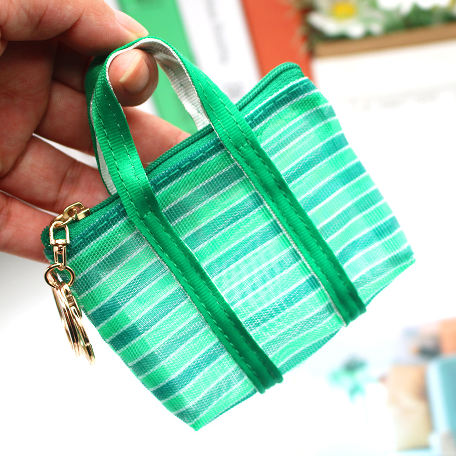 1Pc Key chain Fishing Net Bag  - Mini Backpack Purse ulasan dan harga