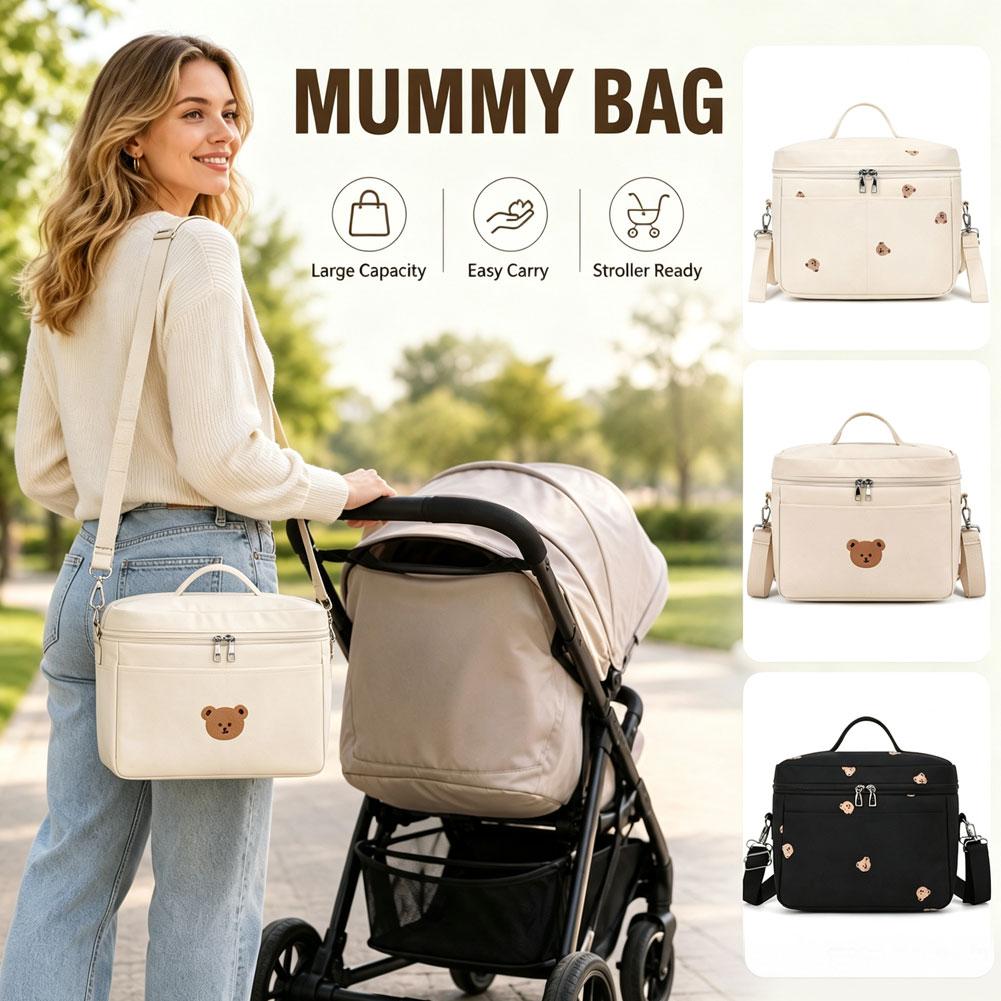 Cute Bear Bottle Cooler Bag Th - Backpack Diaper Bag ulasan dan harga