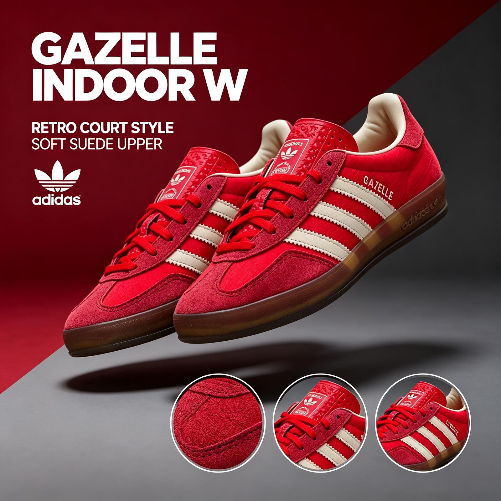 Adidas GAZELLE INDOOR W Origin - Adidas Shoes Gazelle ulasan dan harga