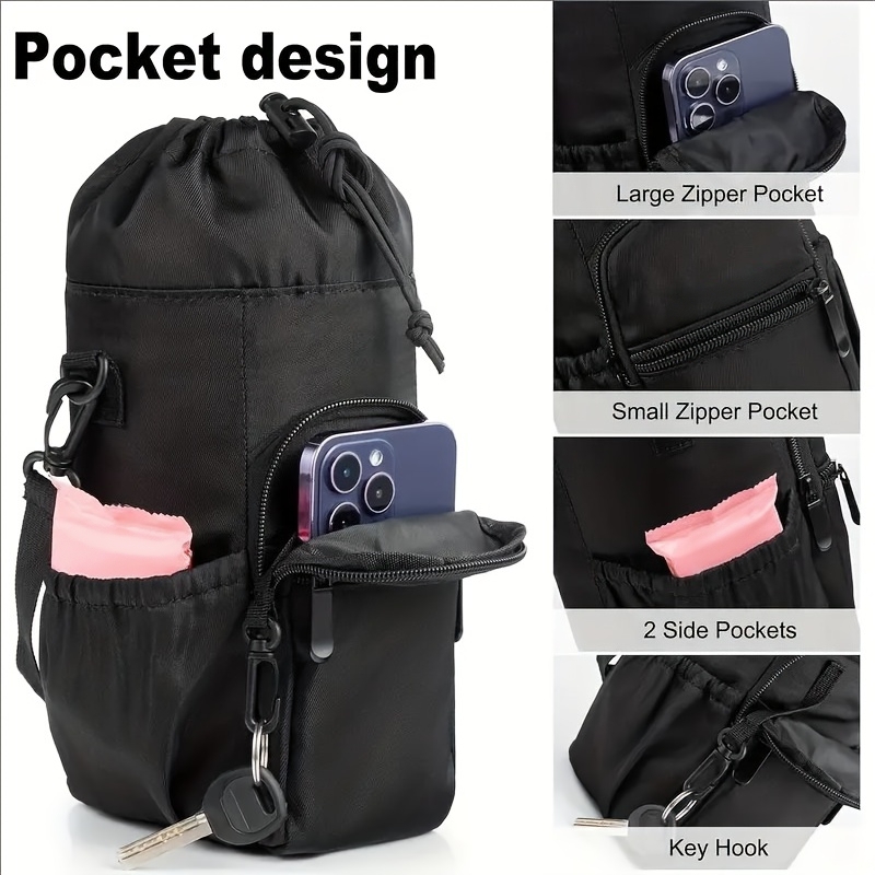 Portable Water Bottle Bag with - Hydration Pack Outdoor ulasan dan harga