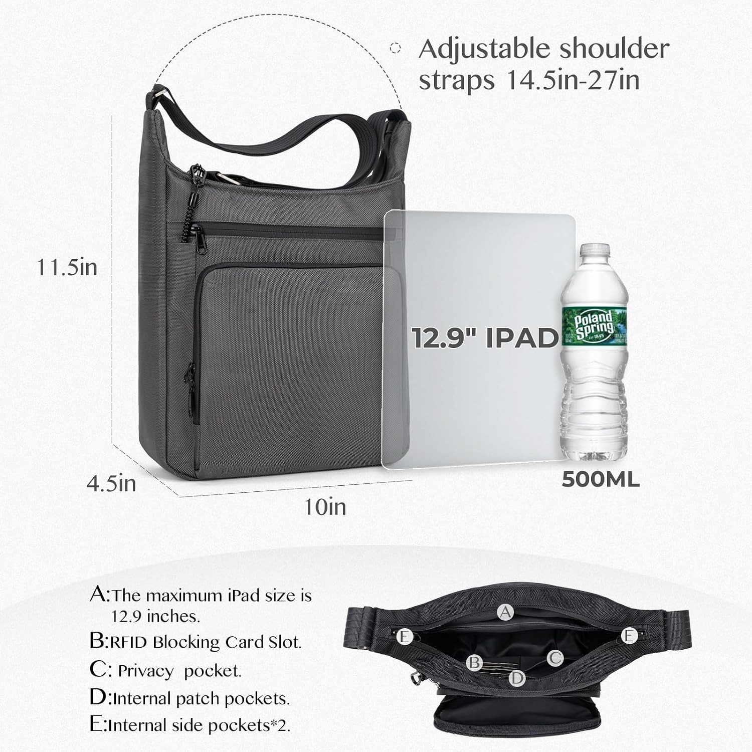 Sling Backpack Anti theft Cros - Sling Backpack Shoulder ulasan dan harga