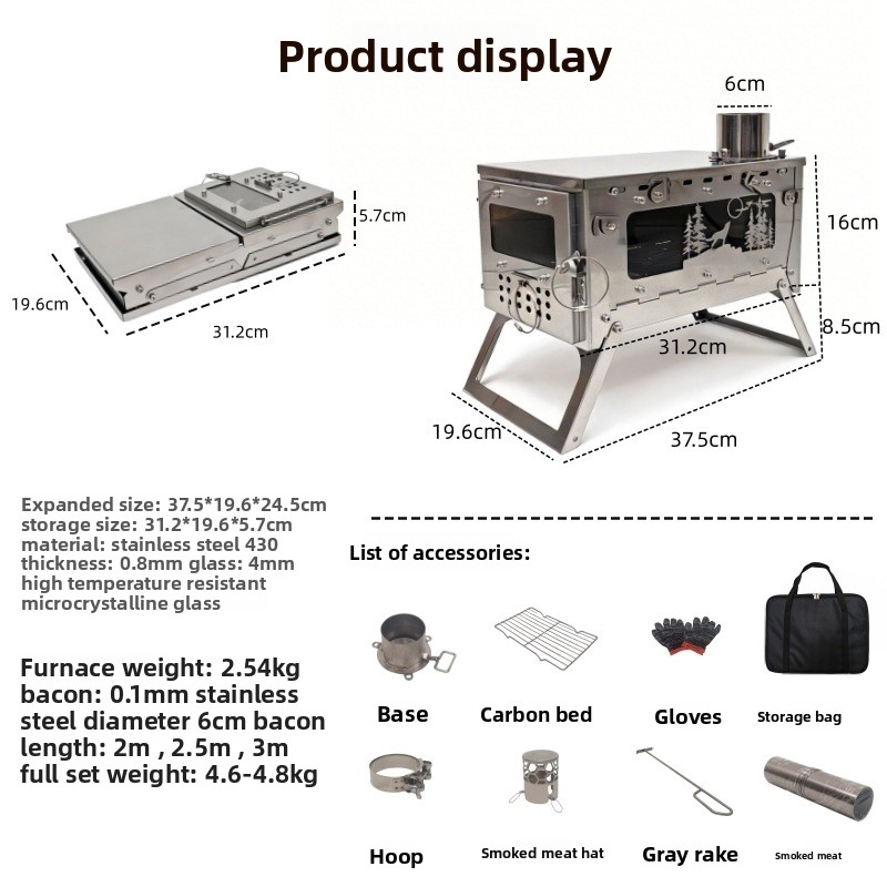 Stainless Steel Foldable Porta - Foldable Backpack Small ulasan dan harga