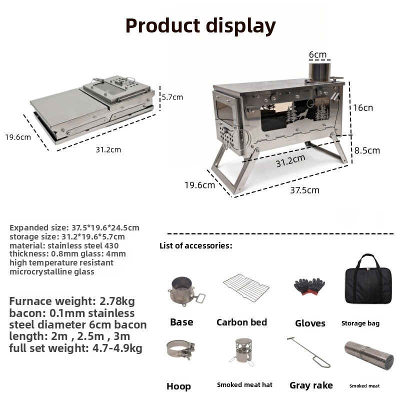 Stainless Steel Foldable Porta - Foldable Backpack Small ulasan dan harga