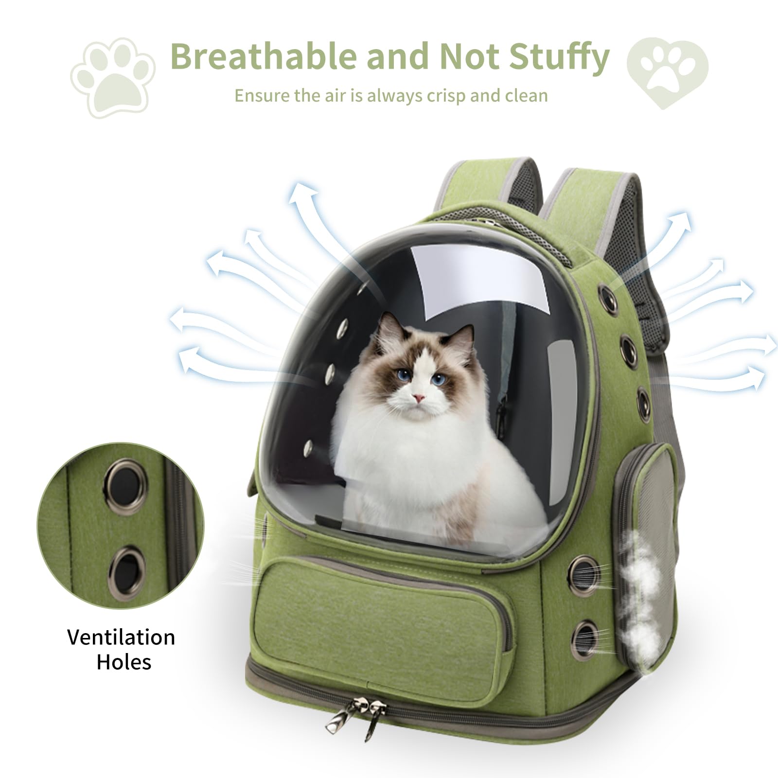 Cat Backpack Carrier Breathabl - Foldable Backpack Small ulasan dan harga