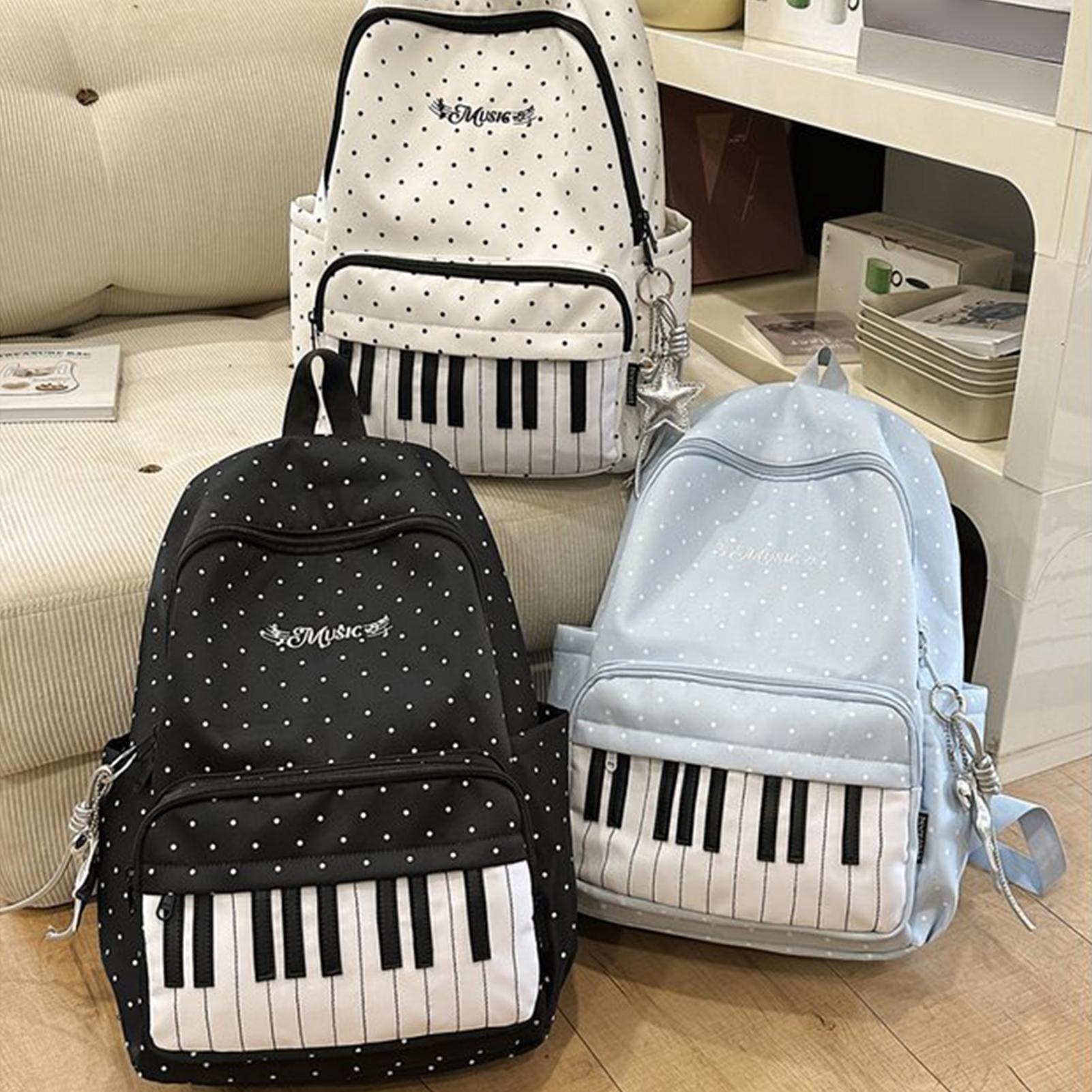 Travel Backpack | Piano Print  - Fashion Backpack Women ulasan dan harga