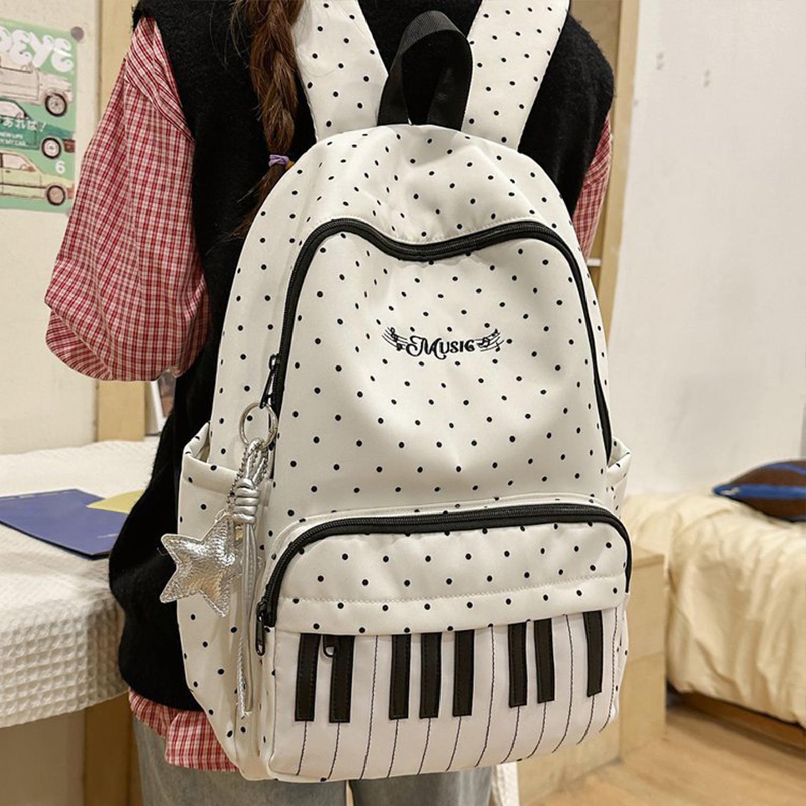 Travel Backpack | Piano Print  - Fashion Backpack Women ulasan dan harga